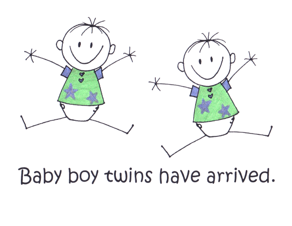 Twin Boys - VIP Kids Cards
